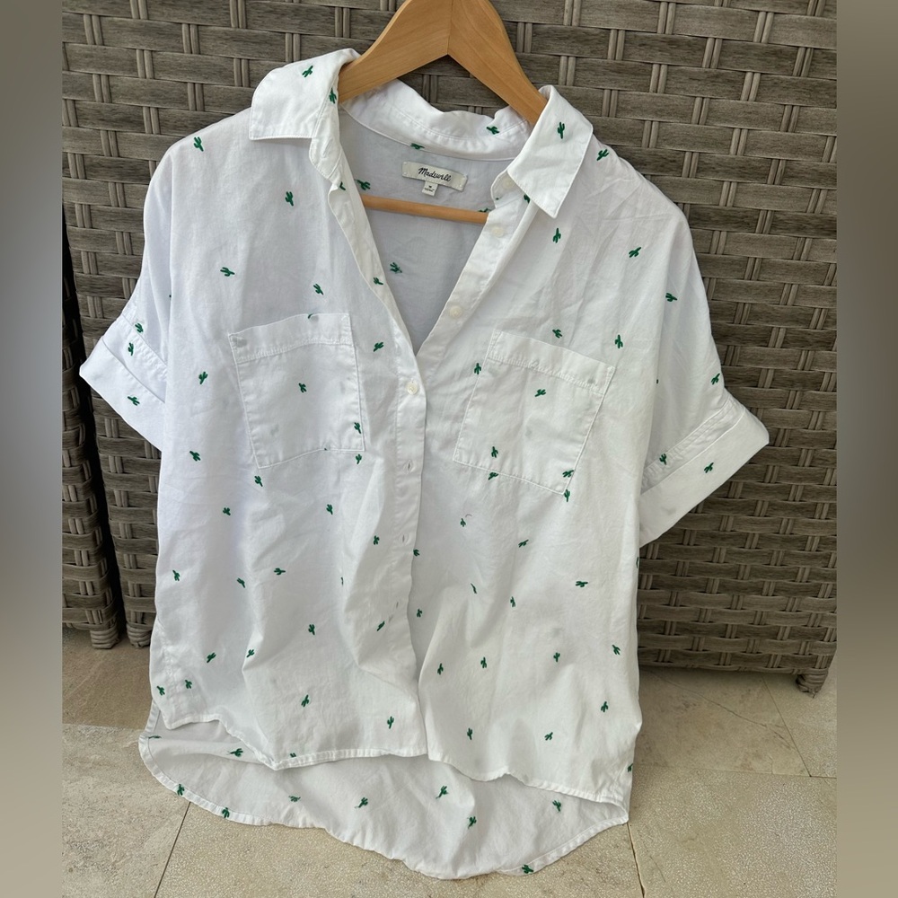 Madewell white button down